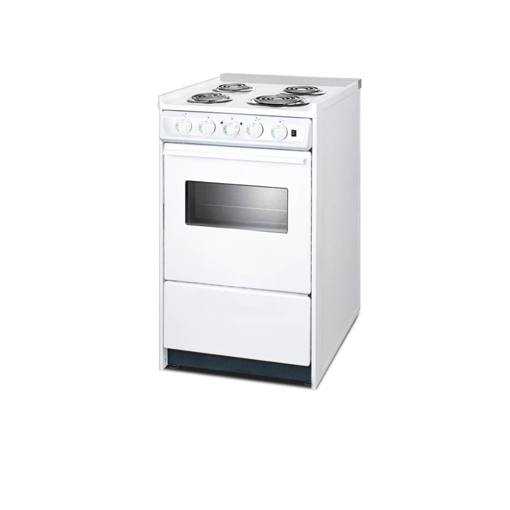20'' Wide Electric Coil Top Range