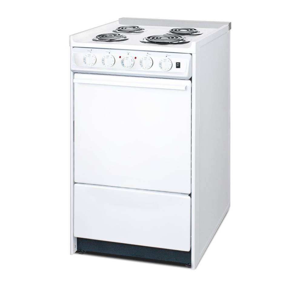 20'' Wide Electric Coil Top Range