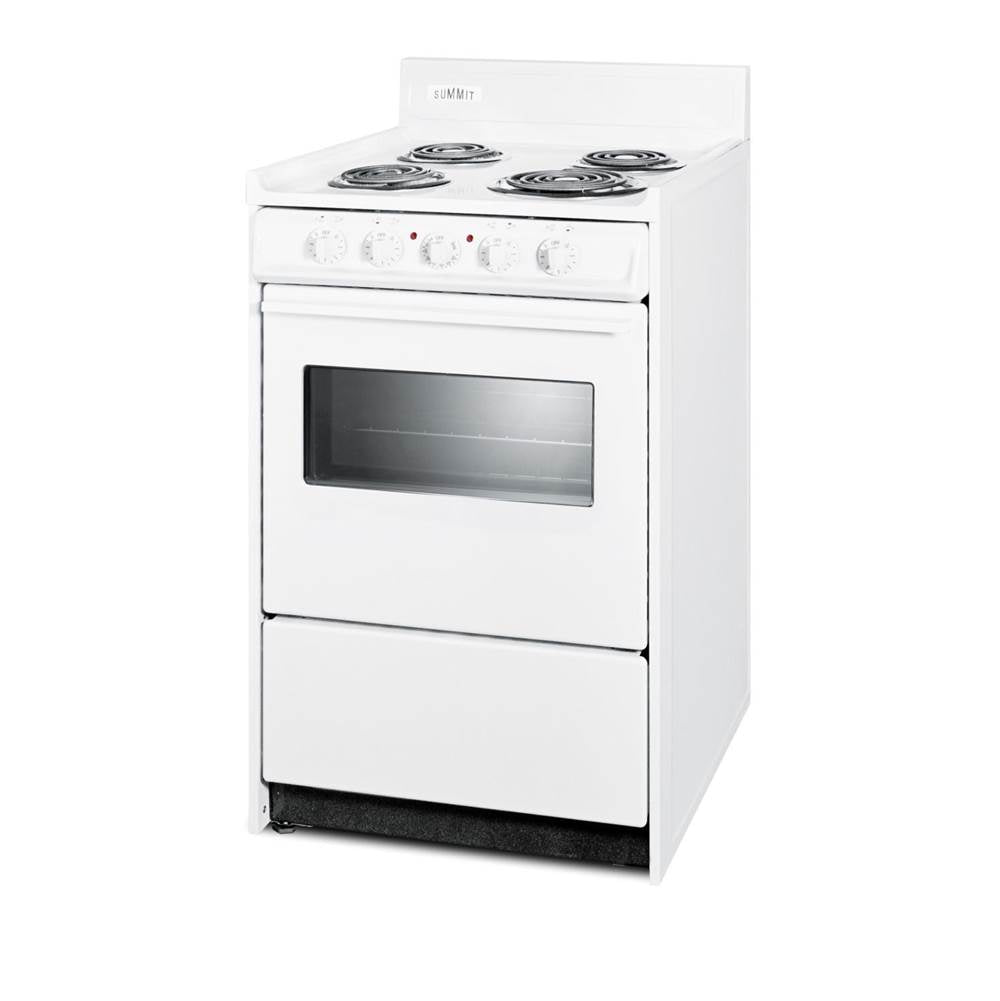 20'' Wide Electric Coil Top Range