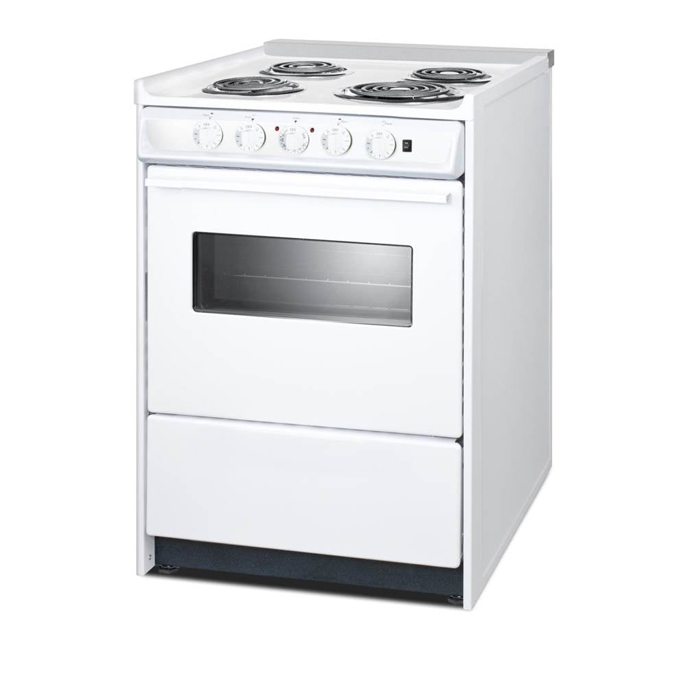 24'' Wide Electric Coil Top Range