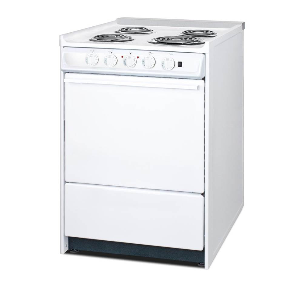 24'' Wide Electric Coil Top Range
