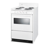24'' Wide Electric Coil Top Range