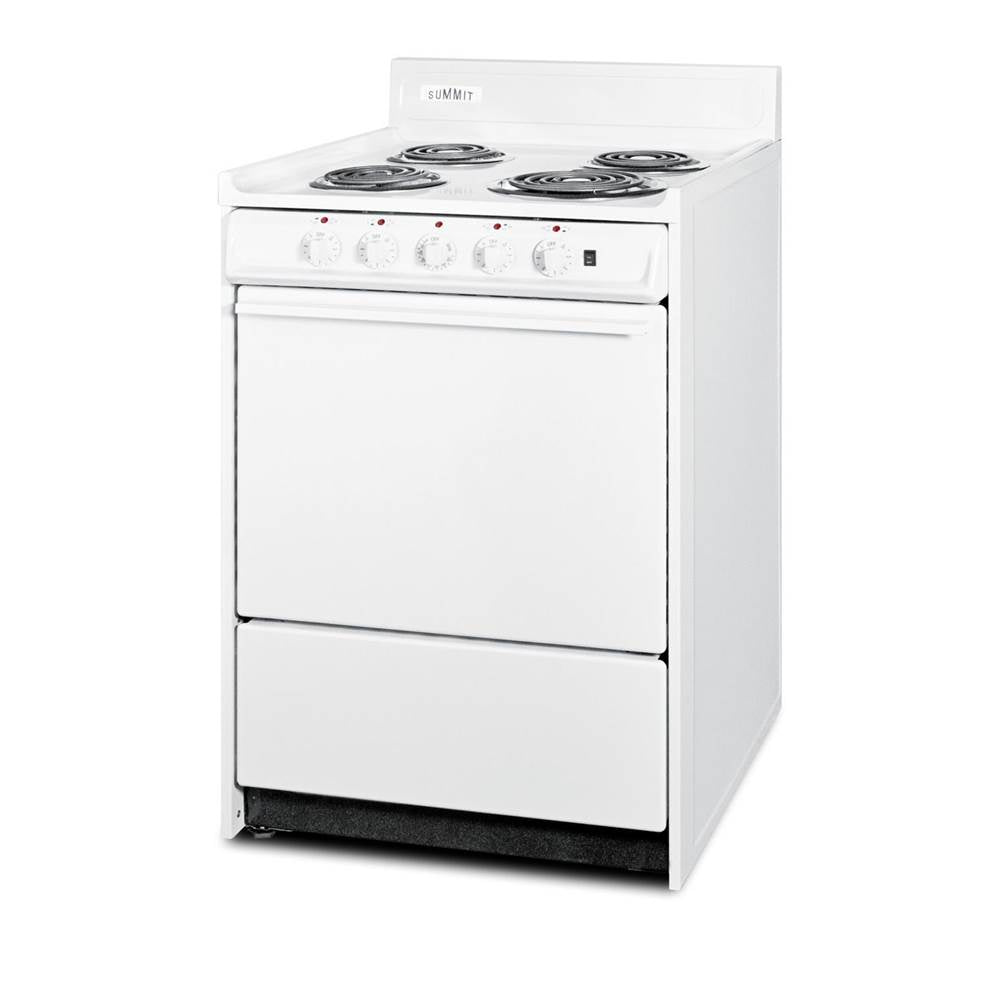 24'' Wide Electric Coil Top Range