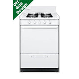 Summit Appliance - 24'' Wide Propane Gas Range, Battery Start