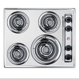 Summit Appliance - 24'' Wide 230V 4-Burner Coil Cooktop