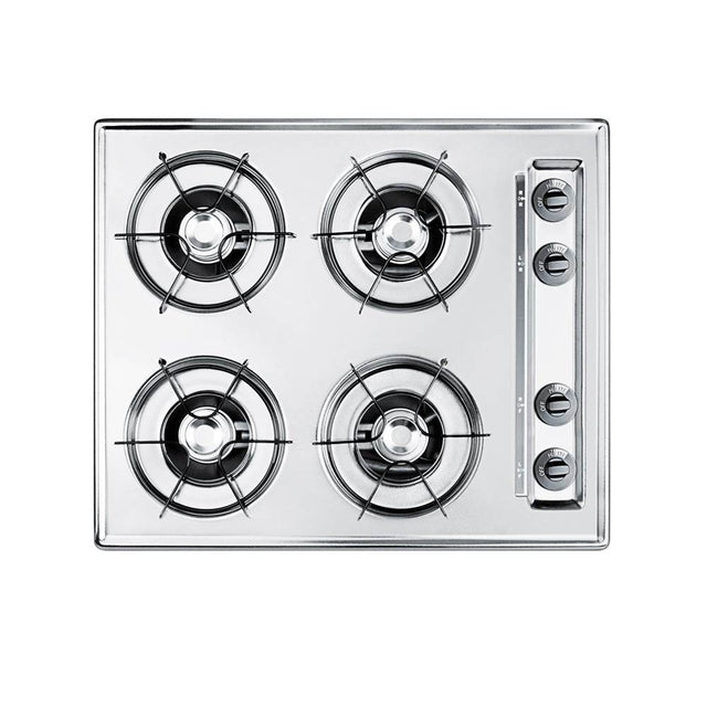 Summit Appliance - 24'' Wide 4-Burner Gas Cooktop