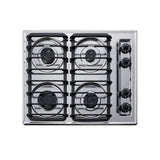 Summit Appliance - 24'' Wide 4-Burner Gas Cooktop