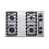 Summit Appliance - 30'' Wide 4-Burner Gas Cooktop