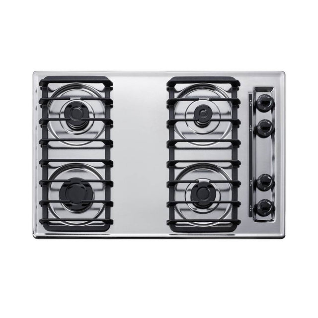 Summit Appliance - 30'' Wide 4-Burner Gas Cooktop