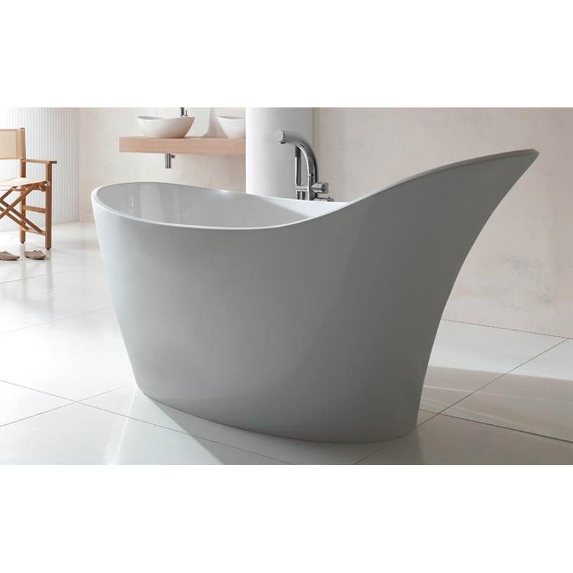 Amalfi 64'' x 32'' Freestanding Soaking Bathtub With Void