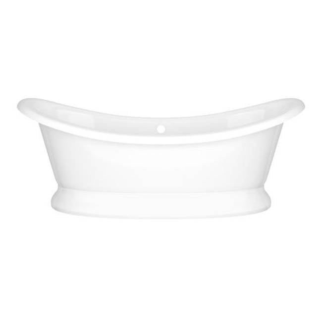 Victoria + Albert - Marlborough base, overflow hole, Standard White