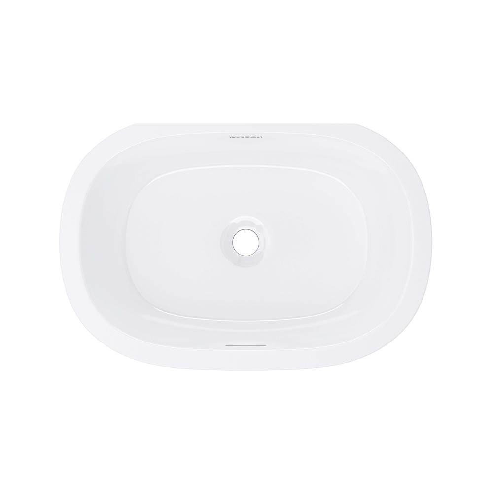 Victoria + Albert - Barcelona 21'' x 14'' Undermount Oval Lavatory Sink - Standard Gloss White