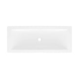 Victoria + Albert - Rossendale 36'' x 15'' Undermount or Drop-In Lavatory Sink - Standard Gloss White