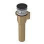 Victoria + Albert - IntelliDrainE Push Drain for Victoria + Albert Bathtubs Without an Overflow Hole - Black