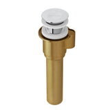Victoria + Albert - IntelliDrainE Push Drain for Victoria + Albert Bathtubs Without an Overflow Hole - Polished  Chrome