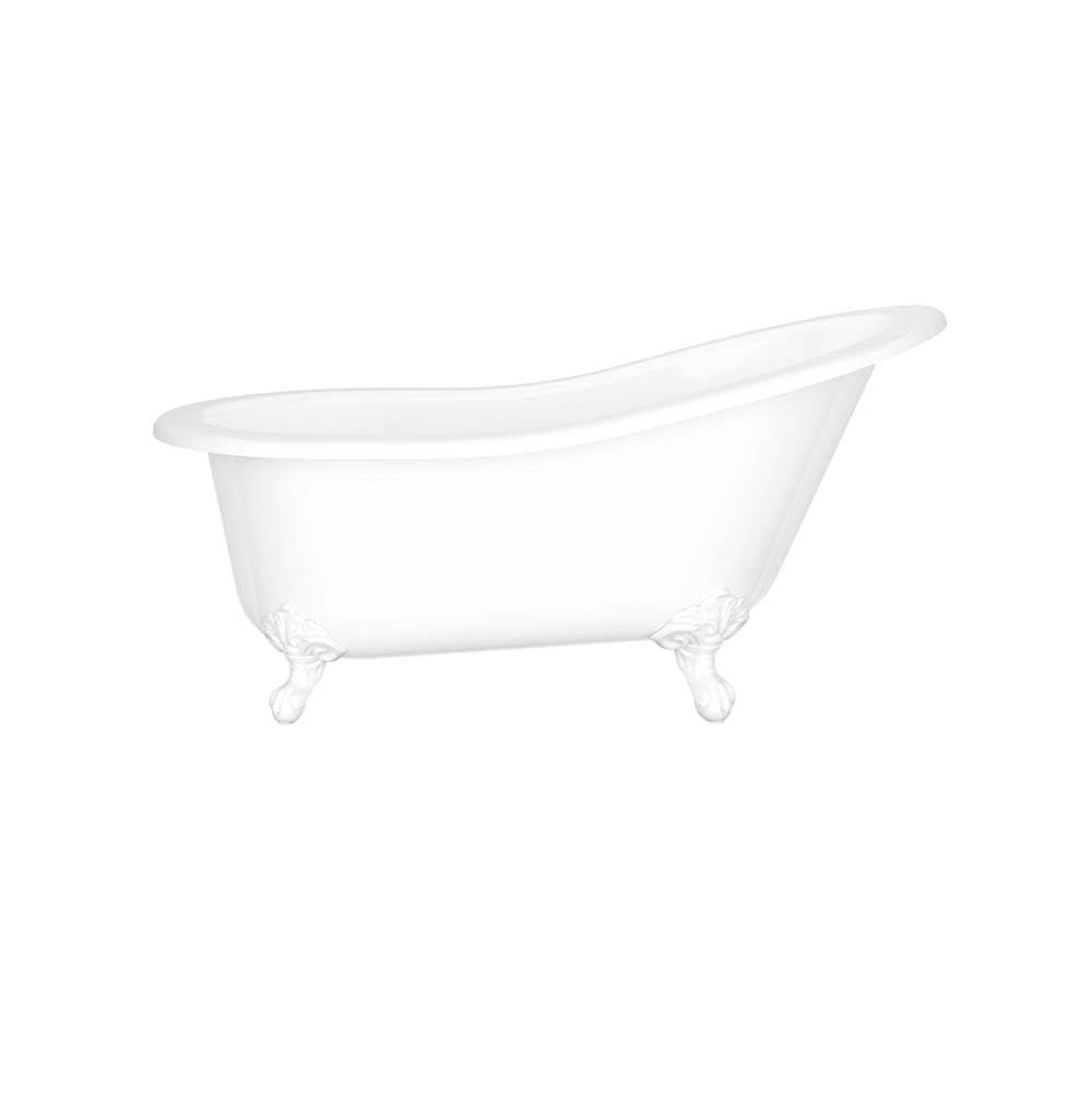 Victoria + Albert - Shropshire 61'' x 30'' Freestanding Slipper Bathtub - Standard White (Gloss)
