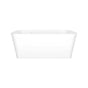 Victoria + Albert - Edge 59'' x 32'' Freestanding Soaking Bathtub With Void - Standard Gloss White