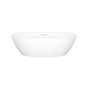 Victoria + Albert - LussariE 21'' x 13'' Oval Vessel Lavatory Sink - Standard Gloss White