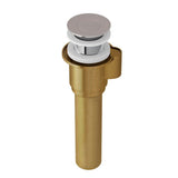 Victoria + Albert - IntelliDrainE Push Drain for Victoria + Albert Bathtubs Without an Overflow Hole - Brushed Nickel