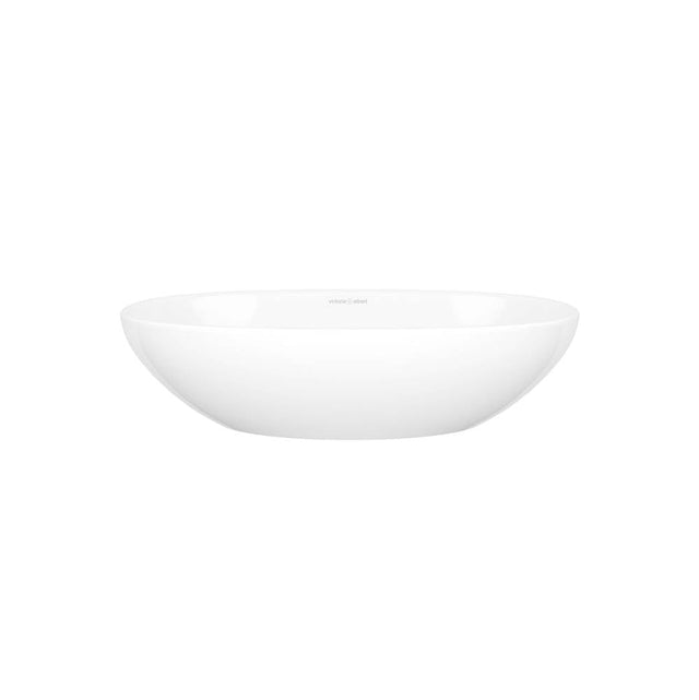Victoria + Albert - Barcelona 19'' x 12'' Oval Vessel Lavatory Sink - Standard Gloss White