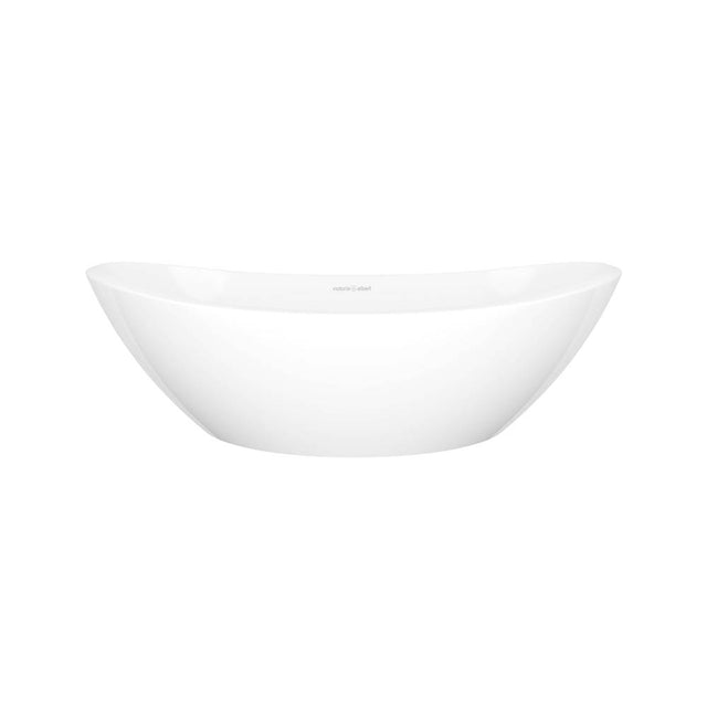 Victoria + Albert - Amalfi 22'' x 13'' Oval Vessel Lavatory Sink - Standard Gloss White