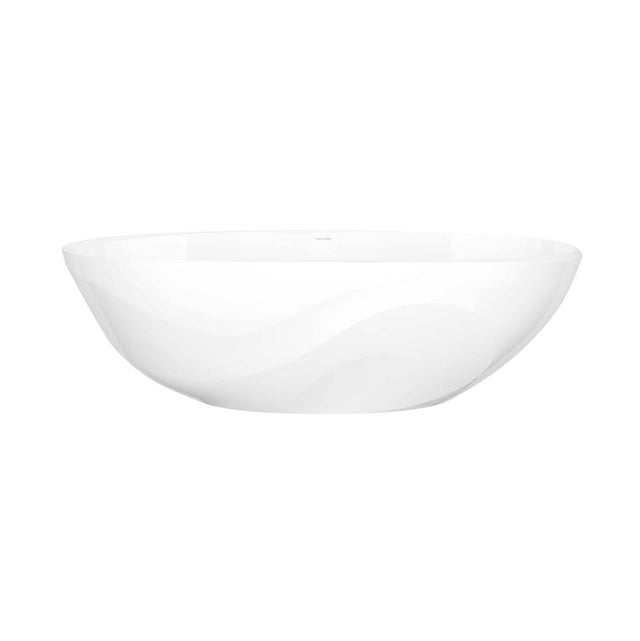 Victoria + Albert - SerosE 70'' X 30'' Freestanding Soaking Bathtub With Flat Rim - Standard Gloss White