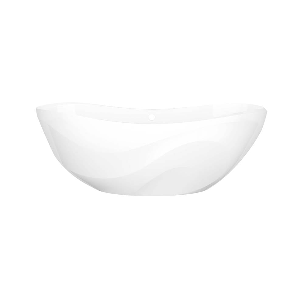 Victoria + Albert - SerosE 65'' X 30'' Freestanding Soaking Bathtub With Curved Rim - Standard Gloss White