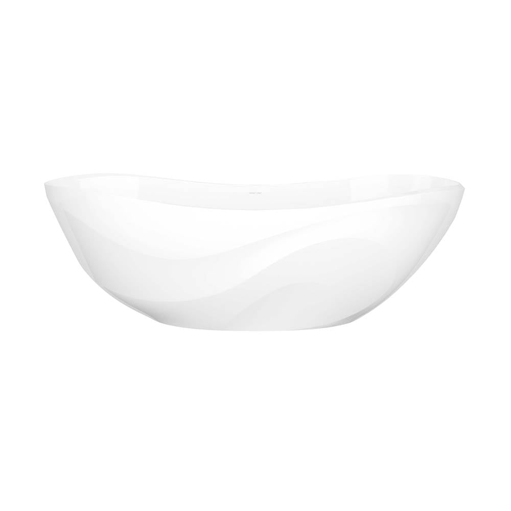 Victoria + Albert - SerosE 70'' X 30'' Freestanding Soaking Bathtub With Curved Rim - Standard Gloss White