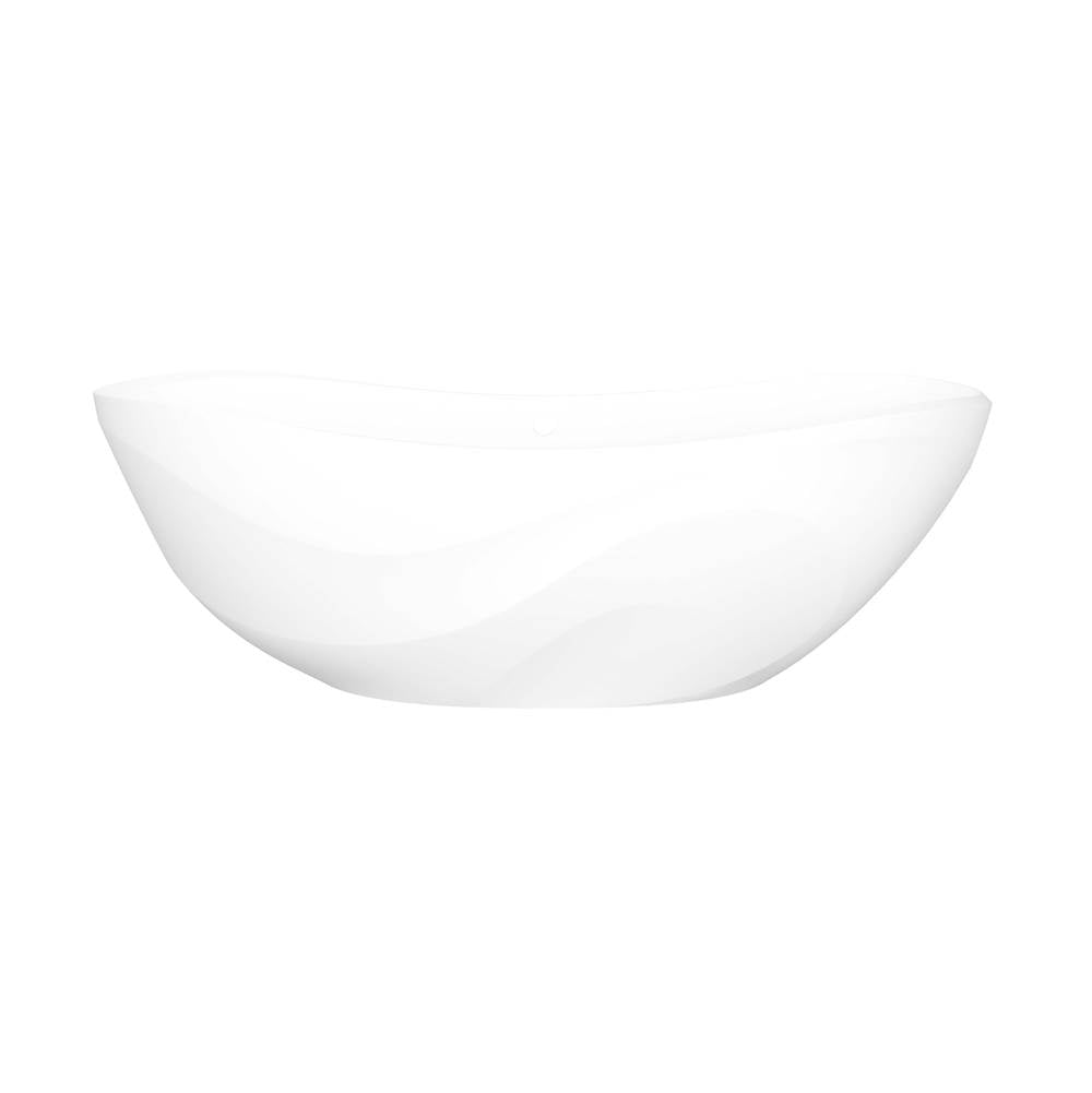 Victoria + Albert - SerosE 70'' X 30'' Freestanding Soaking Bathtub With Curved Rim - Standard Matte White