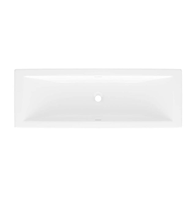 Victoria + Albert - Rossendale 42'' x 15'' Undermount or Drop-In Lavatory Sink - Standard Gloss White
