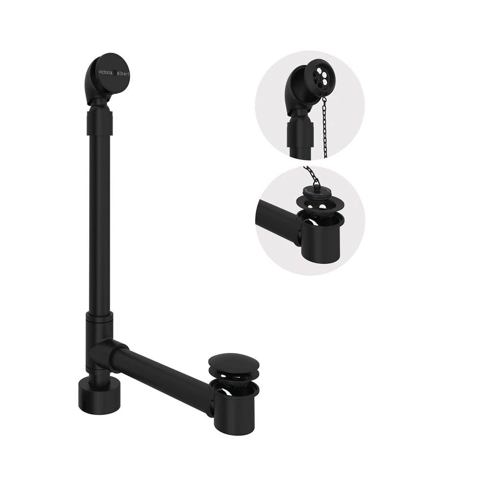 Victoria + Albert - Freestanding Victoria + Albert Bathtub Drain For Above-Floor Installation Box - Black