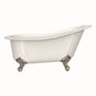 Victoria + Albert - Shropshire 61'' x 30'' Freestanding Slipper Bathtub - Brushed Nickel