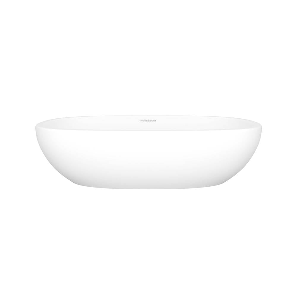 Victoria + Albert - Barcelona 22'' x 13'' Oval Vessel Lavatory Sink - Standard Matte White