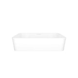 Victoria + Albert - Edge 18'' x 13'' Rounded Rectangle Vessel Lavatory Sink - Standard Gloss White