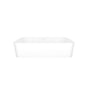 Victoria + Albert - Edge 18'' x 13'' Rounded Rectangle Vessel Lavatory Sink - Standard Gloss White