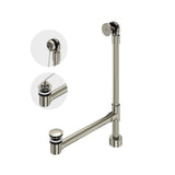 Victoria + Albert - Freestanding Victoria + Albert Bathtub Drain For Above-Floor Installation Box - Brushed Nickel