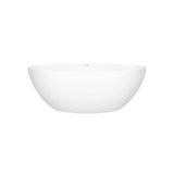 Victoria + Albert - CorvaraE 59'' x 32'' Freestanding Soaking Bathtub With Void - Standard Matte White