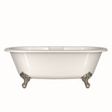 Victoria + Albert - Cheshire 69'' x 31'' Freestanding Soaking Bathtub - Brushed Nickel
