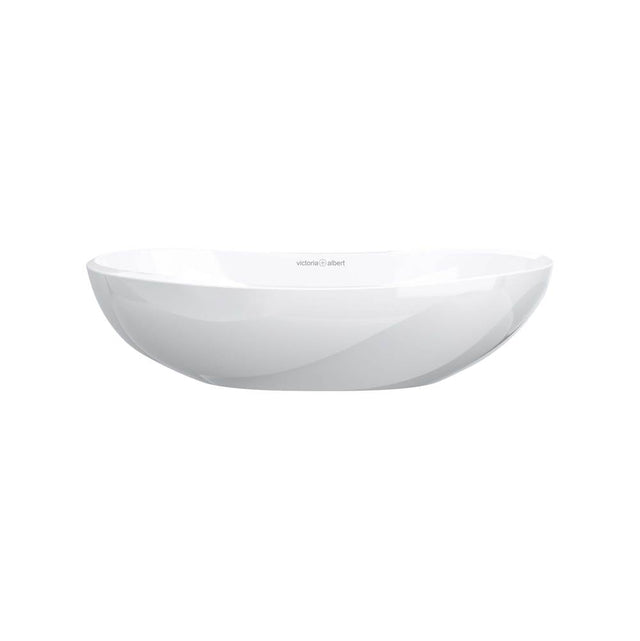 Victoria + Albert - SerosE 21'' x 11'' Oval Vessel Lavatory Sink - Standard Gloss White