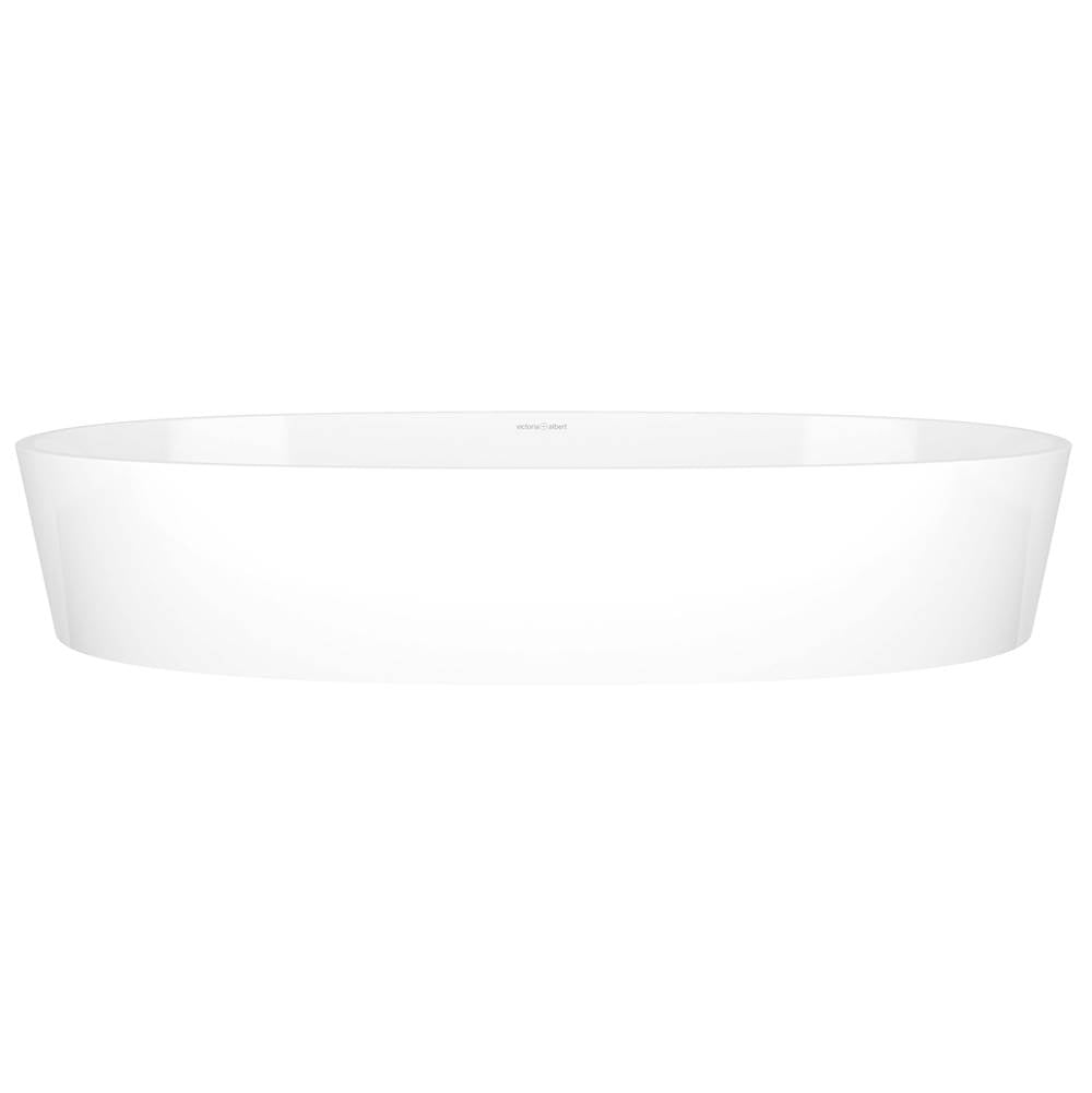 Victoria + Albert - ios 32'' x 17'' Oval Vessel Lavatory Sink - Standard Gloss White