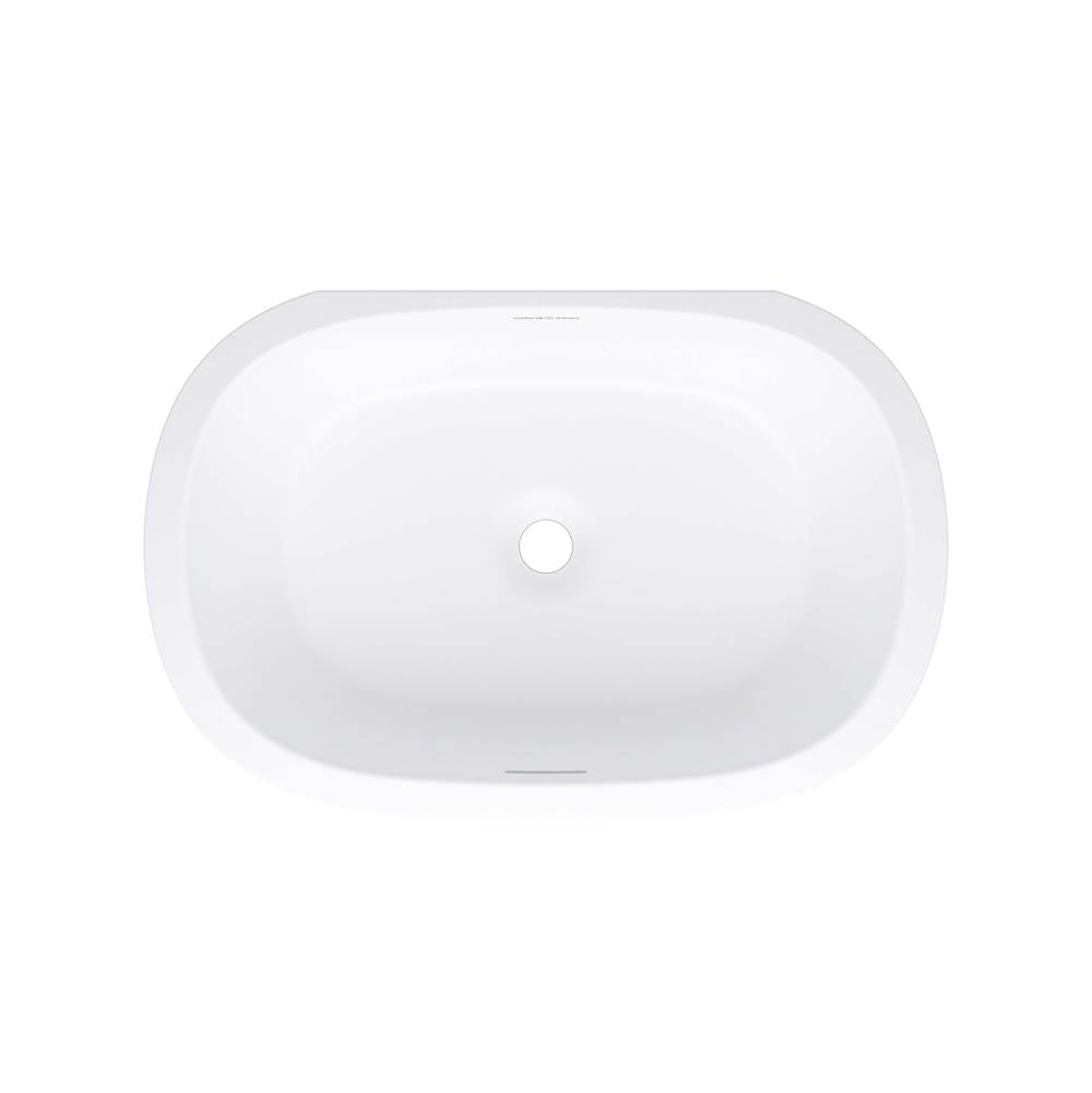 Victoria + Albert - Barcelona 22'' x 15'' Undermount Oval Lavatory Sink - Standard Matte White