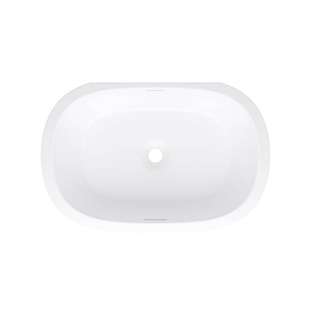 Victoria + Albert - Barcelona 22'' x 15'' Undermount Oval Lavatory Sink - Standard Matte White