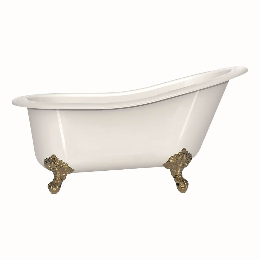 Victoria + Albert - Shropshire 61'' x 30'' Freestanding Slipper Bathtub - Polished Brass