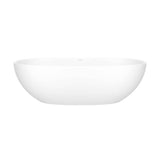 Victoria + Albert - Barcelona 71'' x 34'' Freestanding Soaking Bathtub With Void - Standard Matte White
