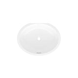 Victoria + Albert - Kaali 21'' x 18'' Undermount Oval Lavatory Sink - Standard Gloss White