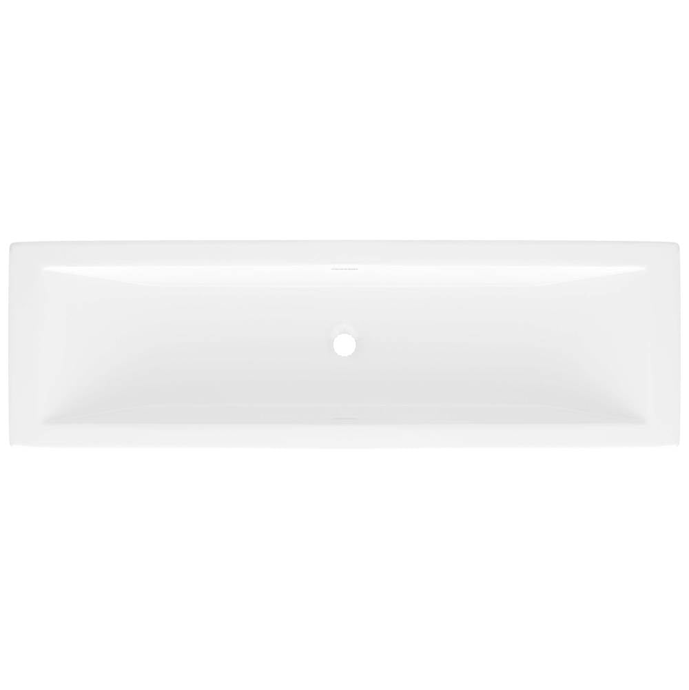 Victoria + Albert - Rossendale 48'' x 15'' Undermount or Drop-In Lavatory Sink - Standard Gloss White