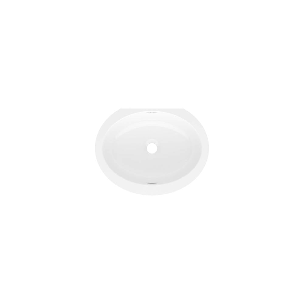 Victoria + Albert - Kaali 18'' x 14'' Undermount Oval Lavatory Sink - Standard Gloss White