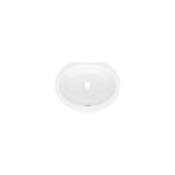 Victoria + Albert - Kaali 18'' x 14'' Undermount Oval Lavatory Sink - Standard Gloss White