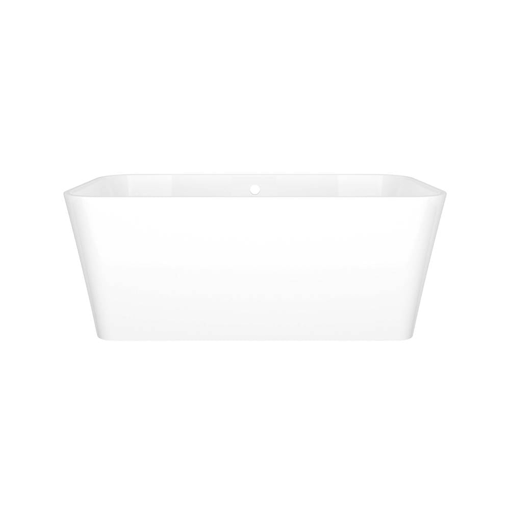Victoria + Albert - Edge 59'' x 32'' Freestanding Soaking Bathtub With Void - Standard Gloss White