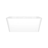 Victoria + Albert - Edge 59'' x 32'' Freestanding Soaking Bathtub With Void - Standard Gloss White